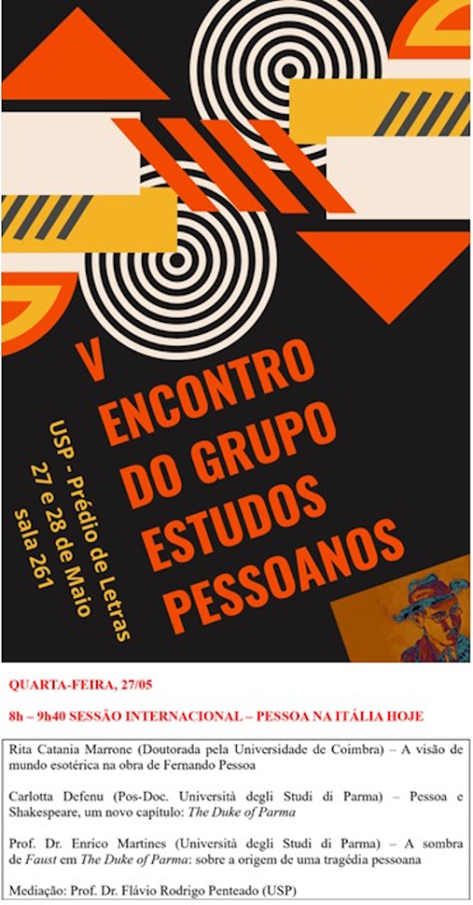 The Duke of Parma at the 'V Encontro do Grupo Estudos Pessoanos'